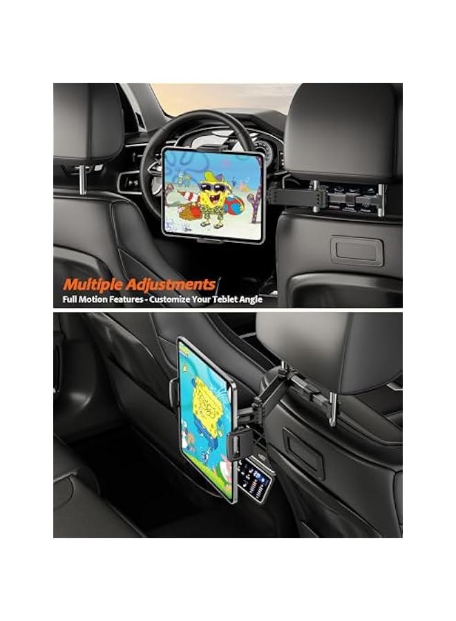Generic Car Headrest Tablet Holder Mount Stretchable Backseat Tablets Stand for Kids, Car Seat Mounts Compatible with iPad Pro 12.9 Air Mini, iPhone, Galaxy Tab, Switch, All 4.7-12.9 Screen Devices  - Image 4