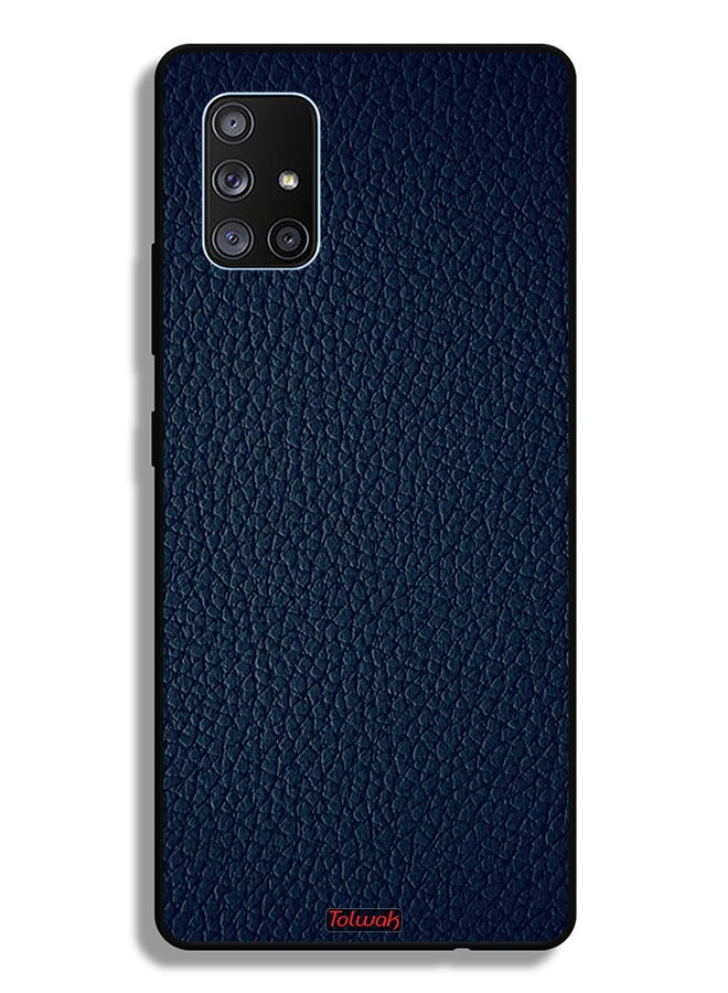 Tolwak Samsung Galaxy A71 5G Protective Case Cover Leather Pattern - Image 1