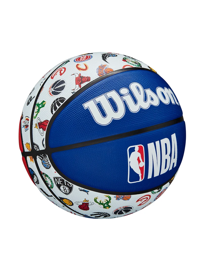 Wilson NBA Basketball All Teams - Size 7 for +12 years old and Adults - Red/ White/ Blue