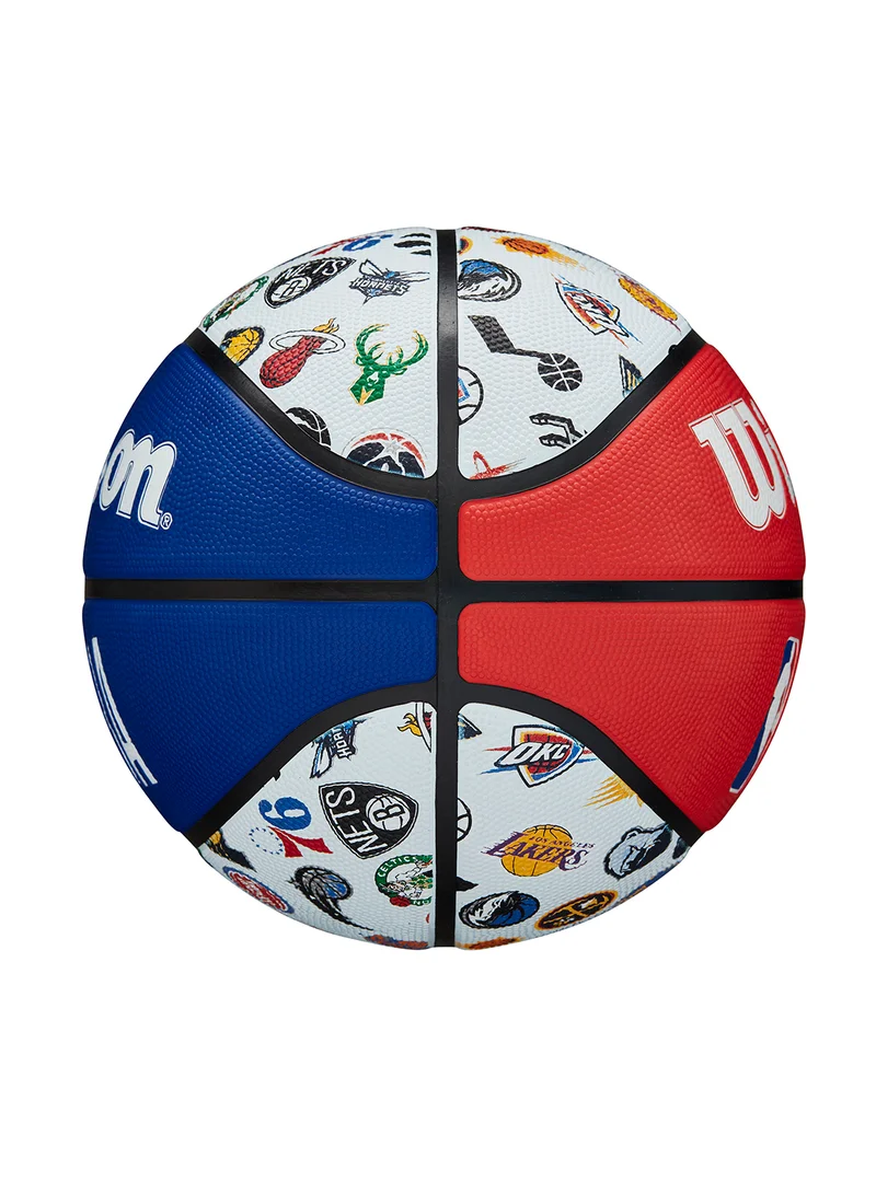 Wilson NBA Basketball All Teams - Size 7 for +12 years old and Adults - Red/ White/ Blue