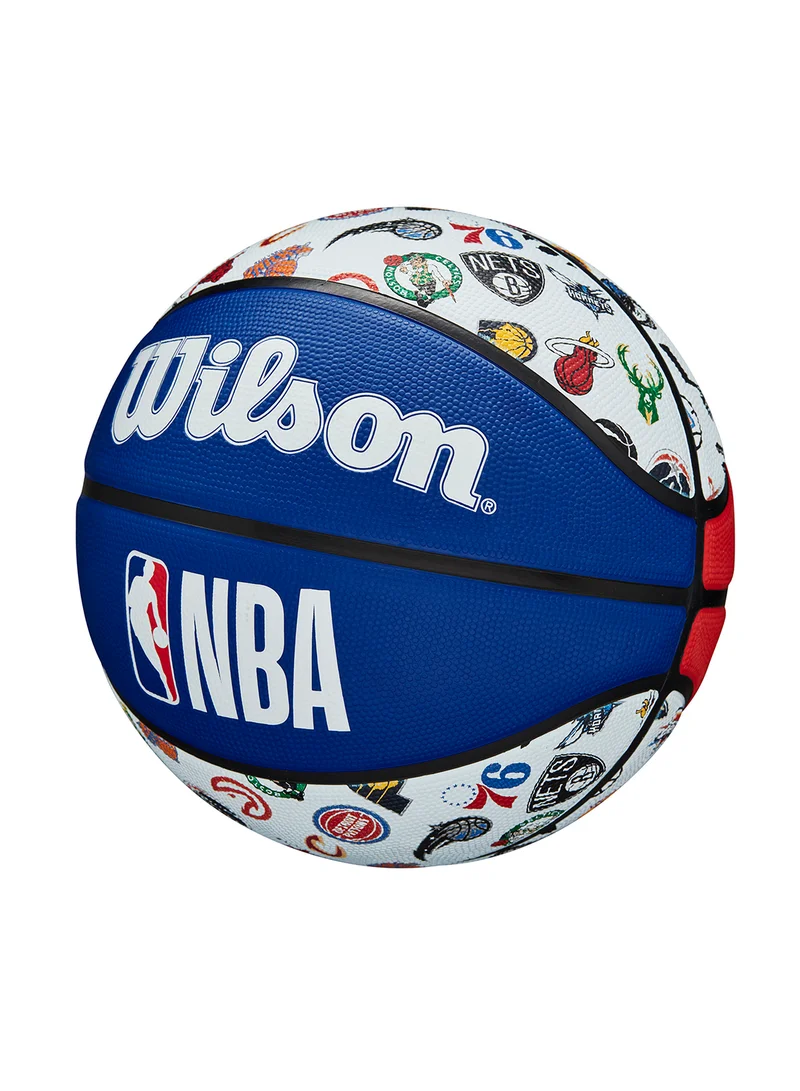 Wilson NBA Basketball All Teams - Size 7 for +12 years old and Adults - Red/ White/ Blue
