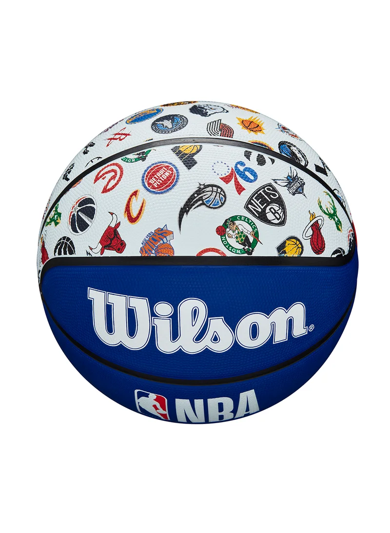 Wilson NBA Basketball All Teams - Size 7 for +12 years old and Adults - Red/ White/ Blue