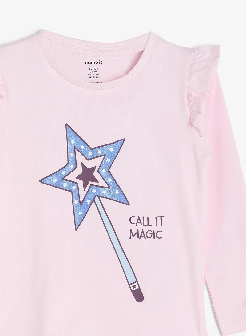 Name It Tender Touch Kids Graphic Long Sleeve Top for Women | Best Price UAE