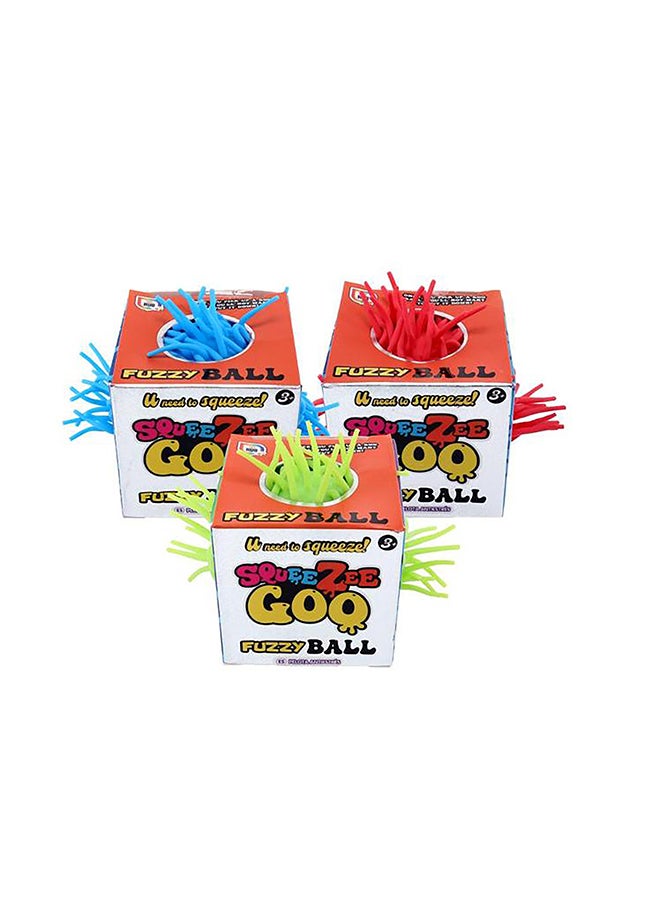 RMS Squeezy Goo Fuzzy Balls 3 Assorted – Soft Squishy Sensory Stress Relief Toy Balls for Kids - Image 4
