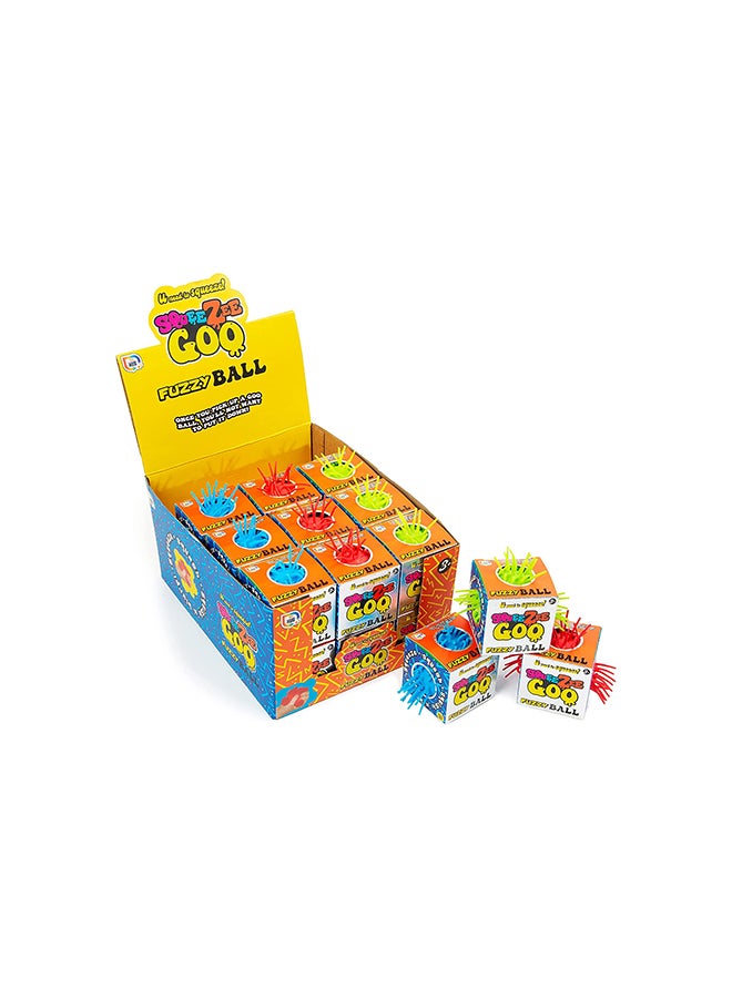 RMS Squeezy Goo Fuzzy Balls 3 Assorted – Soft Squishy Sensory Stress Relief Toy Balls for Kids - Image 3
