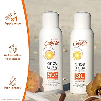 Calypso Once A Day Sun Protection SPF20 and SPF30 Multipack - Image 2