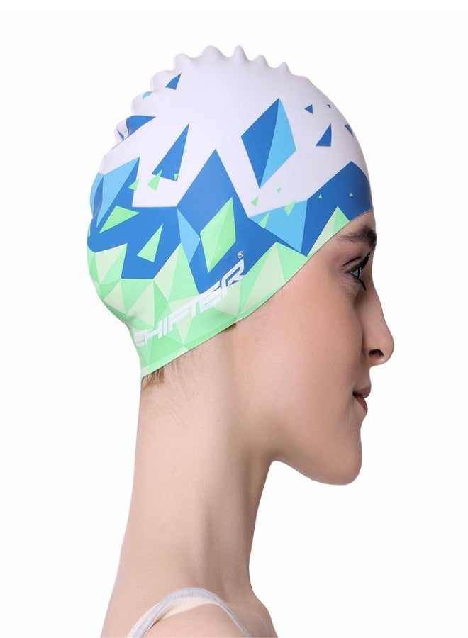 Shifter Silicone Swimming Cap for Men & Women | Unisex Swim Cap for Long Hair | Lightweight, Leak-Proof & Tear-Resistant | Premium Swimming Accessories for Adults - Image 1