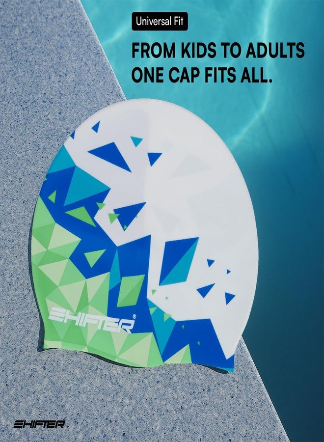 Shifter Silicone Swimming Cap for Men & Women | Unisex Swim Cap for Long Hair | Lightweight, Leak-Proof & Tear-Resistant | Premium Swimming Accessories for Adults - Image 2