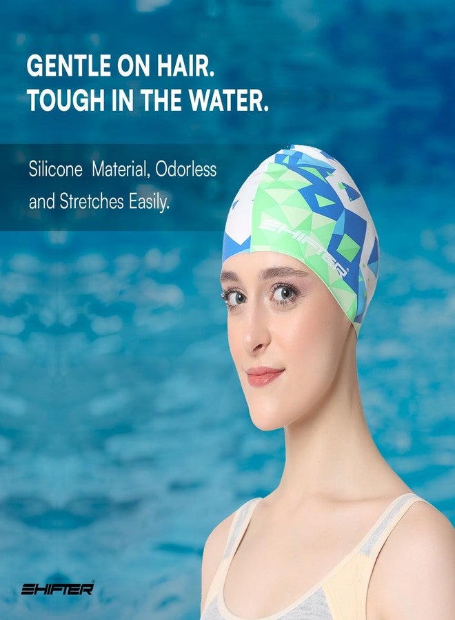 Shifter Silicone Swimming Cap for Men & Women | Unisex Swim Cap for Long Hair | Lightweight, Leak-Proof & Tear-Resistant | Premium Swimming Accessories for Adults - Image 4