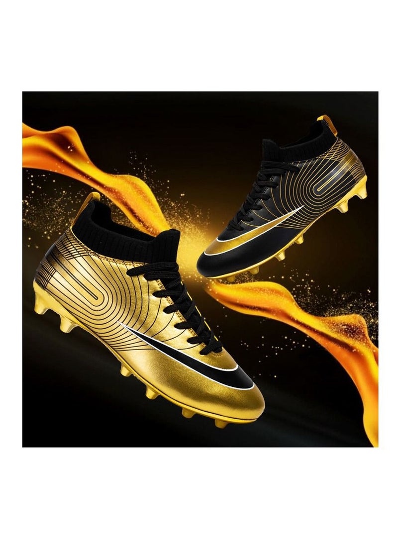 Furtey - Men's Football Soccer Shoes Football Boots Professional Training Turf Mens Outdoor Indoor Sports Athletic Big Boy's Sneaker - Image 1