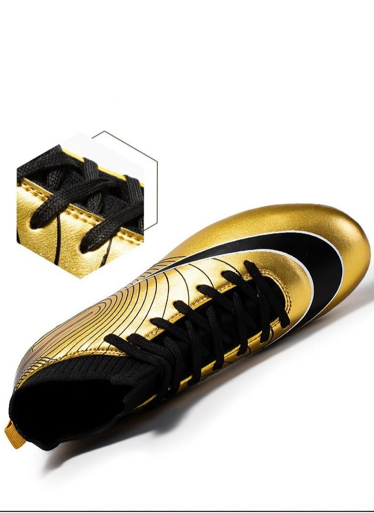 Furtey - Men's Football Soccer Shoes Football Boots Professional Training Turf Mens Outdoor Indoor Sports Athletic Big Boy's Sneaker - Image 1