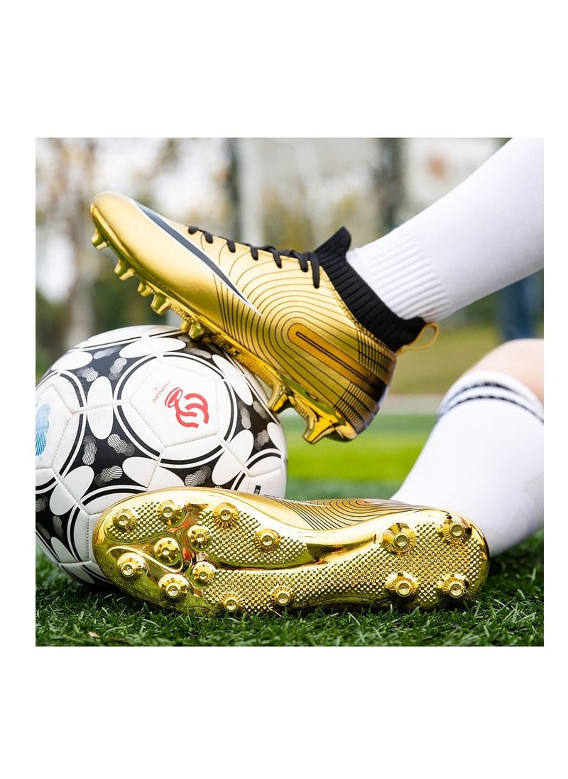 Furtey - Men's Football Soccer Shoes Football Boots Professional Training Turf Mens Outdoor Indoor Sports Athletic Big Boy's Sneaker - Image 1