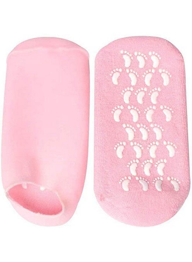 VENOZO VENOZO Spa Moisturizing Gel Socks For Dry Feet And Ankles - Helps Repair Cracked Skincare Gel Therapy And Softens Feet (1 Pair) - Image 3