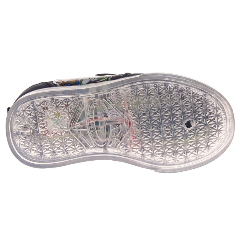 Josmo Boys Toy Story Light-Up Sneakers LED Running Shoes Strap Woody & Buzz Lightyear- Blue White Size 8 Toddler - Image 5