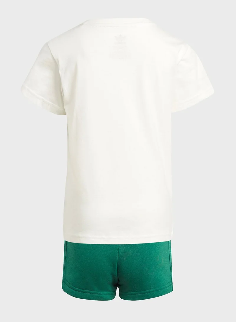 adidas Originals Kids Adicolor Shorts And T-Shirt Sets