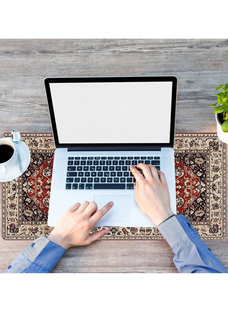 General Elegant Mousepad With Arabic Carpet Design, Size 900x400 mm  - Image 4