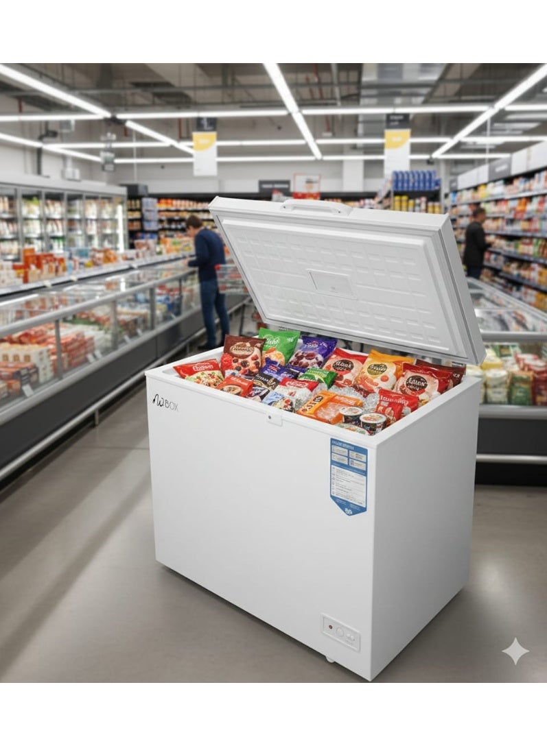 W.BOX 95 Liters Chest Freezer 3.4 Cu.Ft, Fast Cooling , Safety Lock And Key, Low Noise, Energy Saving, 2 Years Warranty | WBCF120H - Image 4