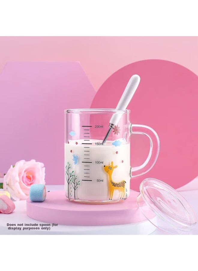 Weimingnuo Glass Milk Cup With Scale Breakfast Cup Baby Drinking Cup Milk Powder Special Cup Glass Water Cup - Image 1