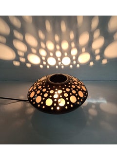 R.R.V. INTERNATIONAL RRV INTERNATIONAL Decorative Electric Moroccan StyleAroma Oil Burner Diffuser for Home Fragrance with 10ml Aroma Oil Brown_ R 1991  - Image 1