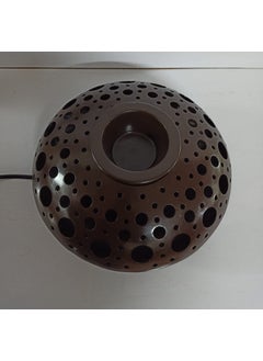 R.R.V. INTERNATIONAL RRV INTERNATIONAL Decorative Electric Moroccan StyleAroma Oil Burner Diffuser for Home Fragrance with 10ml Aroma Oil Brown_ R 1991  - Image 4