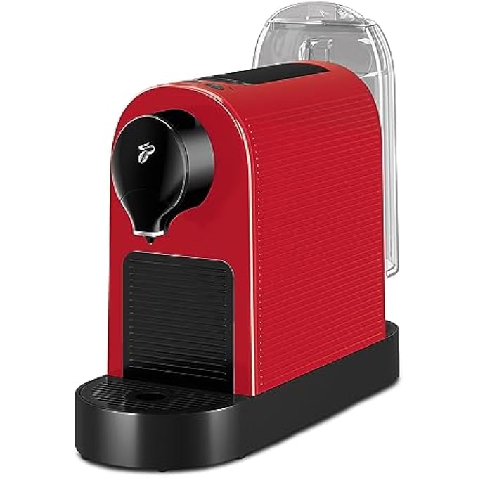 Tchibo Cafissimo Pure Plus Coffee Machine Capsule Machine For Caff Crema Espresso And Coffee 08 L 1250 Watt 119 X 337 X 24 Cm Red - Image 4