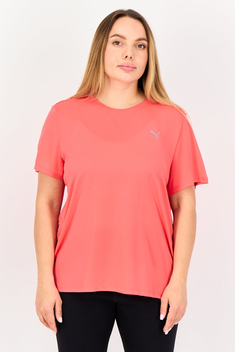 PUMA Women Sportswear Fit Short Sleeve Training T-Shirt, Hot Pink - Image 1
