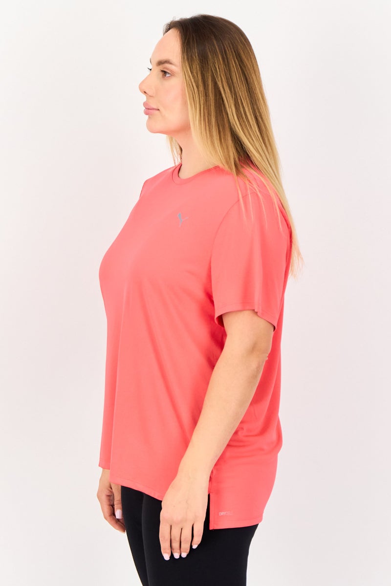 PUMA Women Sportswear Fit Short Sleeve Training T-Shirt, Hot Pink - Image 2
