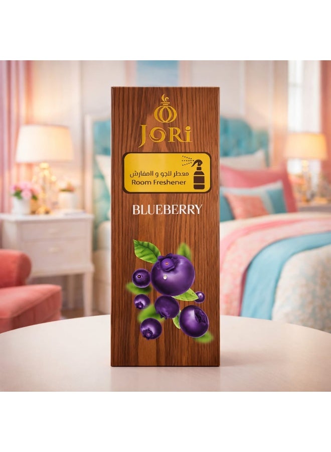 JORI Blueberry Room Freshener Spray 300ml – Long Lasting Air Freshener for Home, Curtains & Carpets – Made in UAE - Image 2
