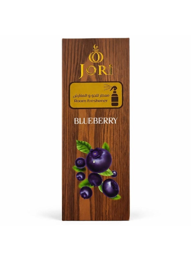 JORI Blueberry Room Freshener Spray 300ml – Long Lasting Air Freshener for Home, Curtains & Carpets – Made in UAE - Image 1