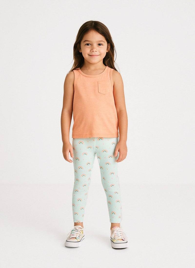 MINOTI Girls Leggings All Over Print - Image 1