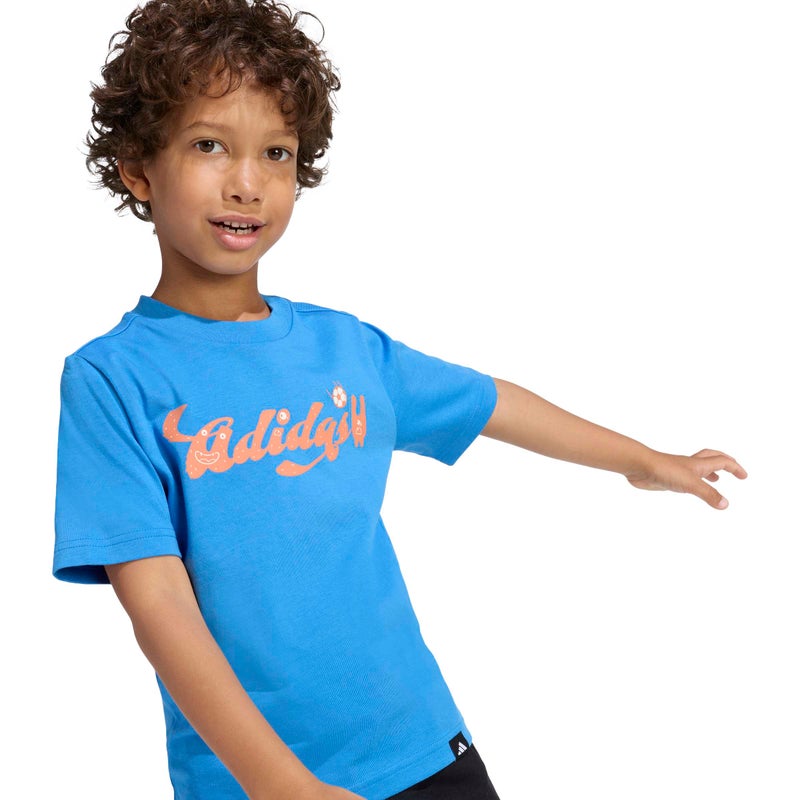 adidas Little Kids Tiro_Nster Graphic T-Shirt - Image 1