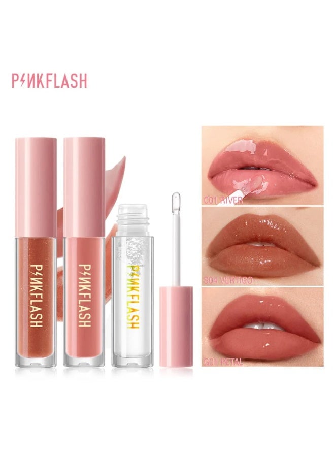 Pink Flash ملمع شفاه لامع يدوم طويلًا  PF-L02 - Image 2