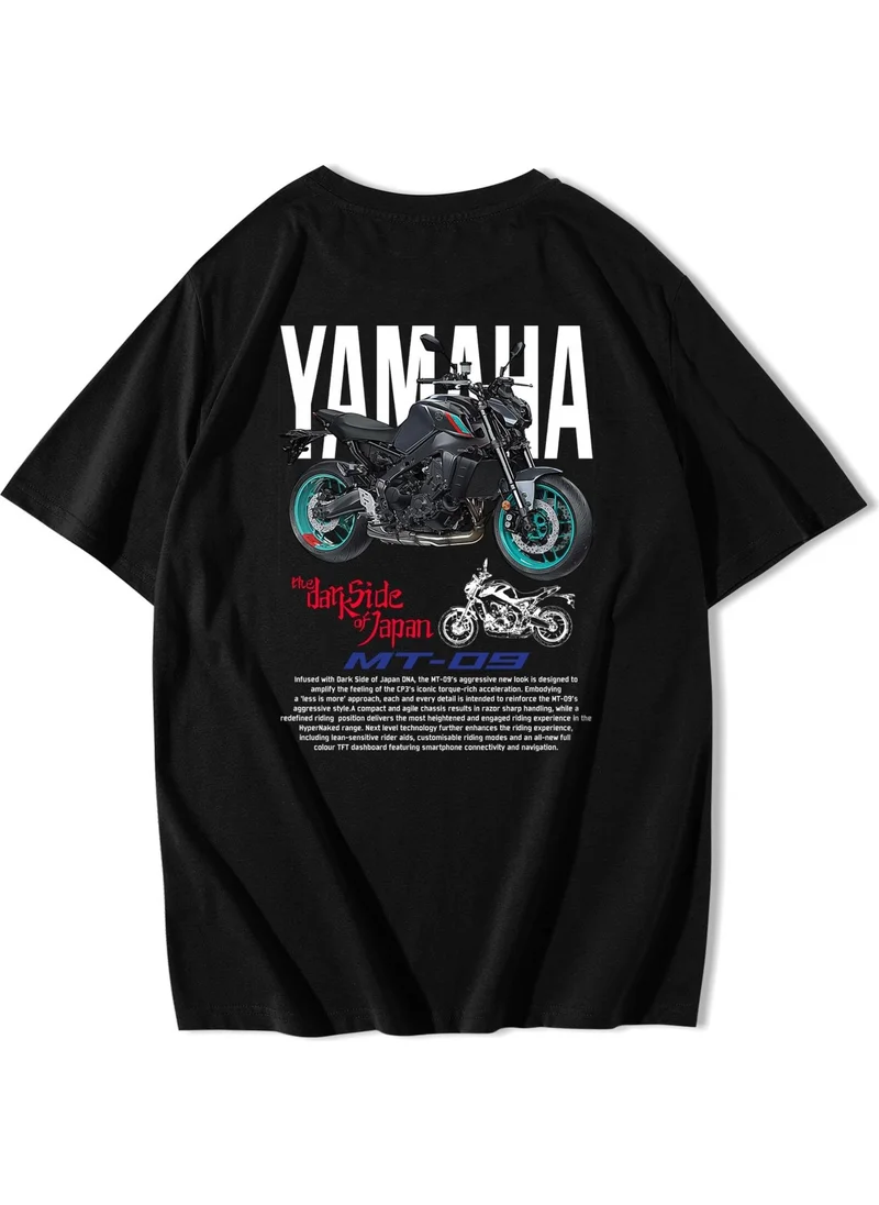 بي ار زد كولكشن Unisex Oversize Yamaha Mt-09 T-Shirt