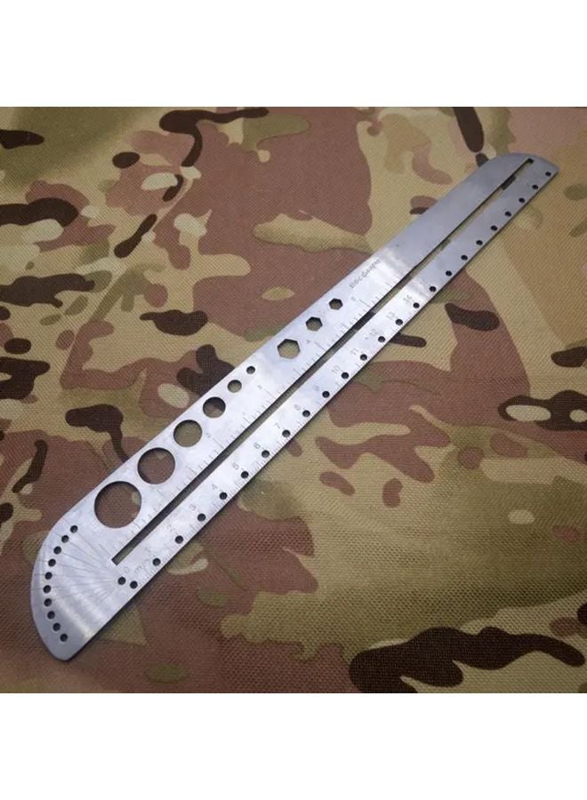 1pc Heavy Duty Stainless Steel Angle Protractor Ruler Precision Measuring Tool - Image 2