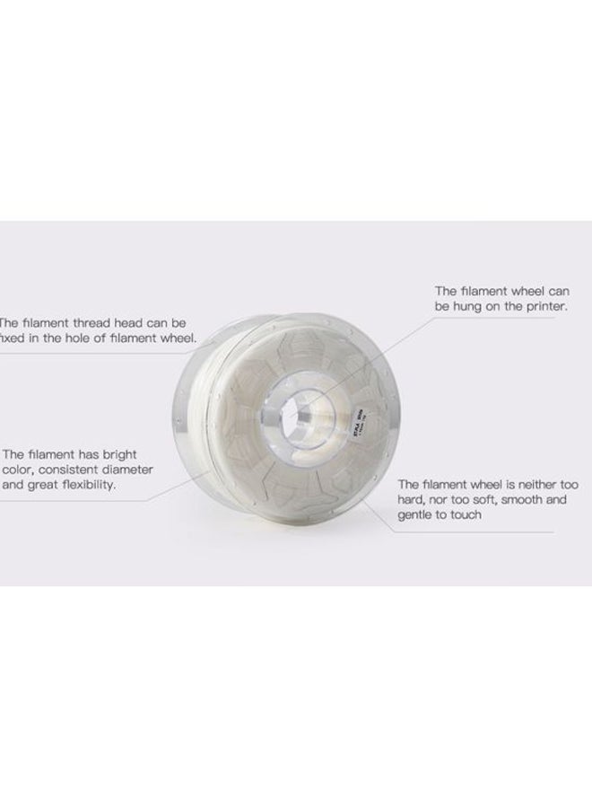 Creality 3D PLA 3D Printing Filament White - Image 3