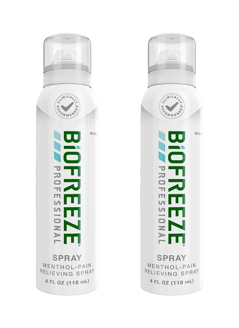 Biofreeze Biofreeze Professional Pain Relief Spray 4 oz Aerosol Spray Pack of 2 