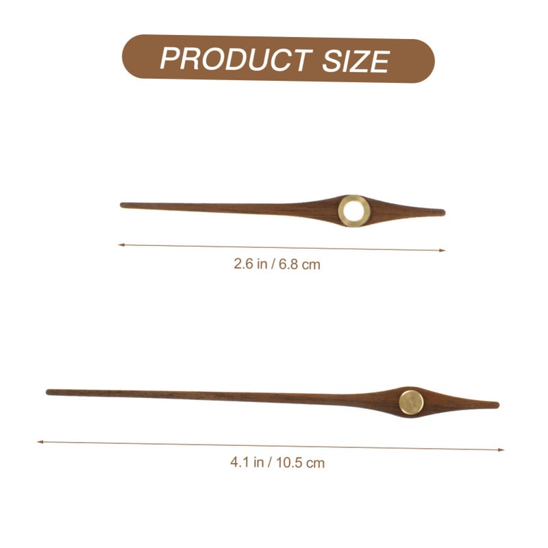 Durable Wooden Clock Hands Set of 5 for DIY Wall Clock Craft Decorations - Image 5