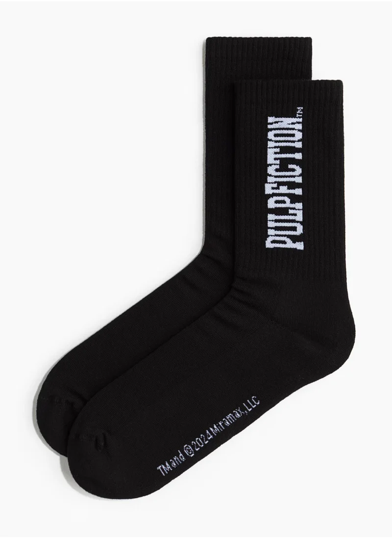 اتش اند ام Motif-Detail Socks