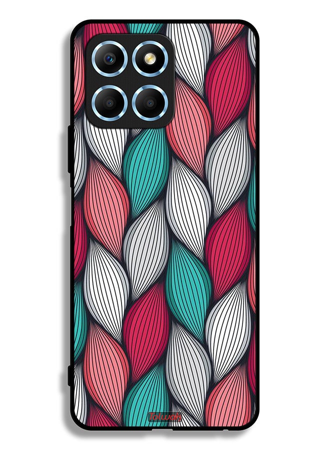 Tolwak Honor X6 Protective Case Cover Feather Pattern - Image 2