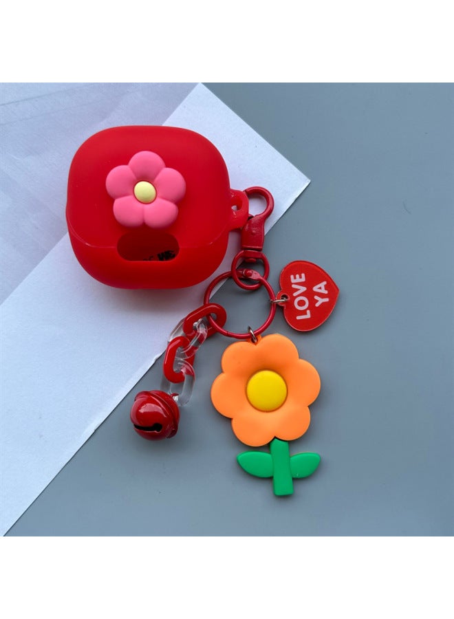 Suitable For Sound Wide Anker Soundcore Liberty4NC Wireless Bluetooth Headset Protective Case Cartoon Soft Case-Color:29+ Pendants-Model:Soundcore Liberty 4 Pro  - Image 1