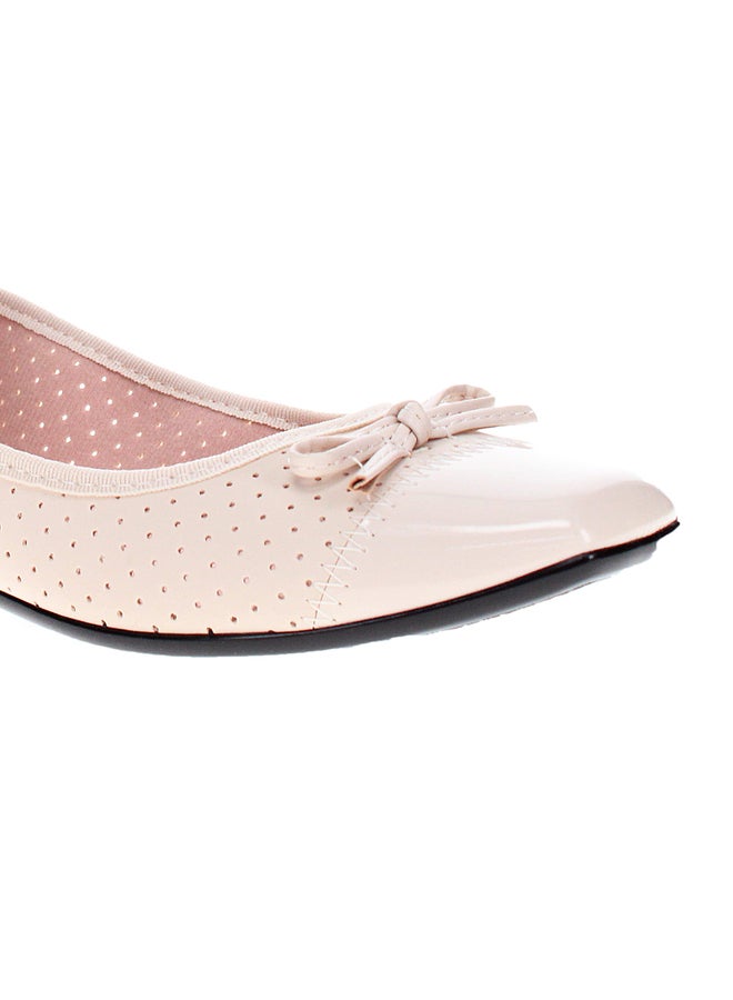 MOLECA باليرينا مسطحة بدون كعب بتصميم صلب - Image 1