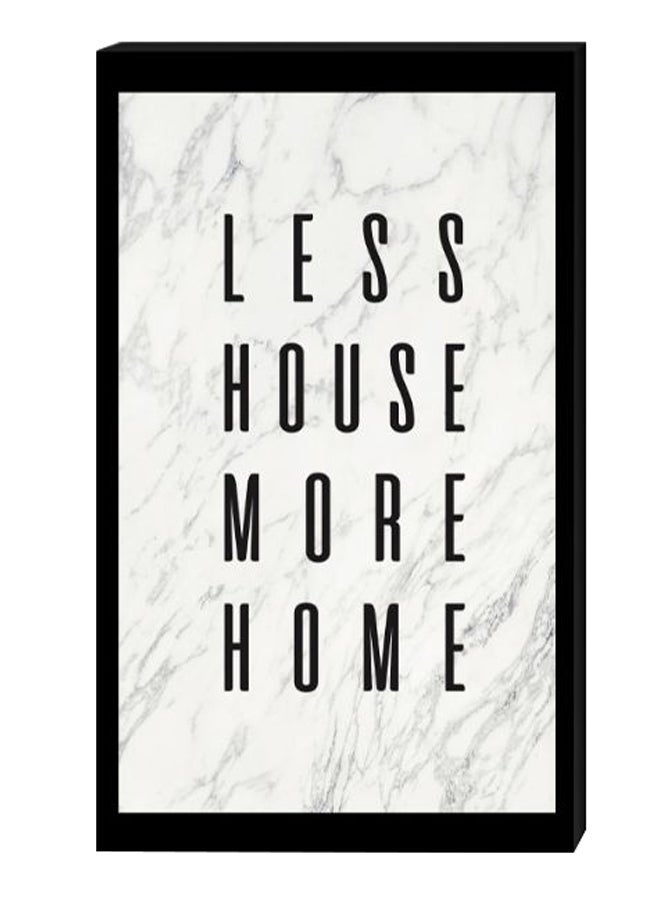 RYN Modern Wall Decor Painting With Inner Frame Black/Off White 40 x 60centimeter - Image 1