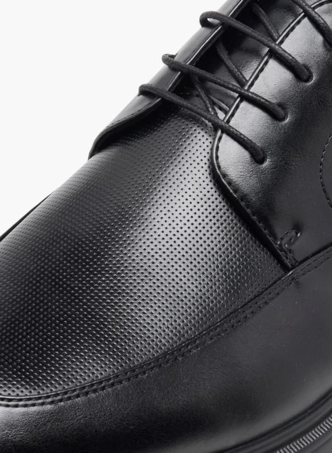 Le Confort Textured Lace-Up Derby Shoes