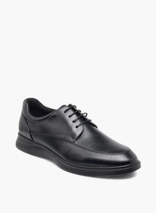 Le Confort Textured Lace-Up Derby Shoes
