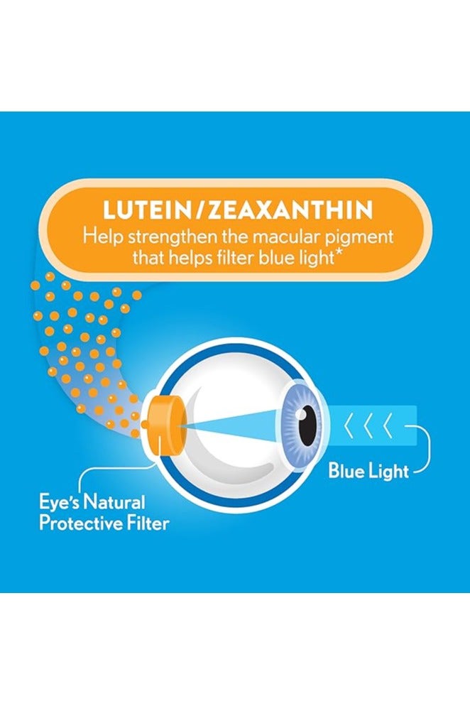 Bausch + Lomb Ocuvite Lutein 25mg Lutein & Zeaxanthin Supplement, 30 Softgels - Image 4