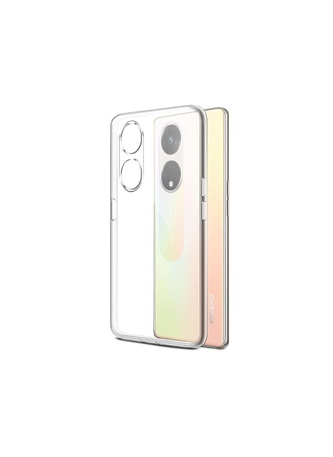 Generic - For Oppo Reno 8T (5G) HD Transparent Tpu Silicone Back Cover , Anti Yellowing And High Protective From Shocks Compatible For Oppo Reno 8T (5G) (6.7') (Transparent) - Image 1