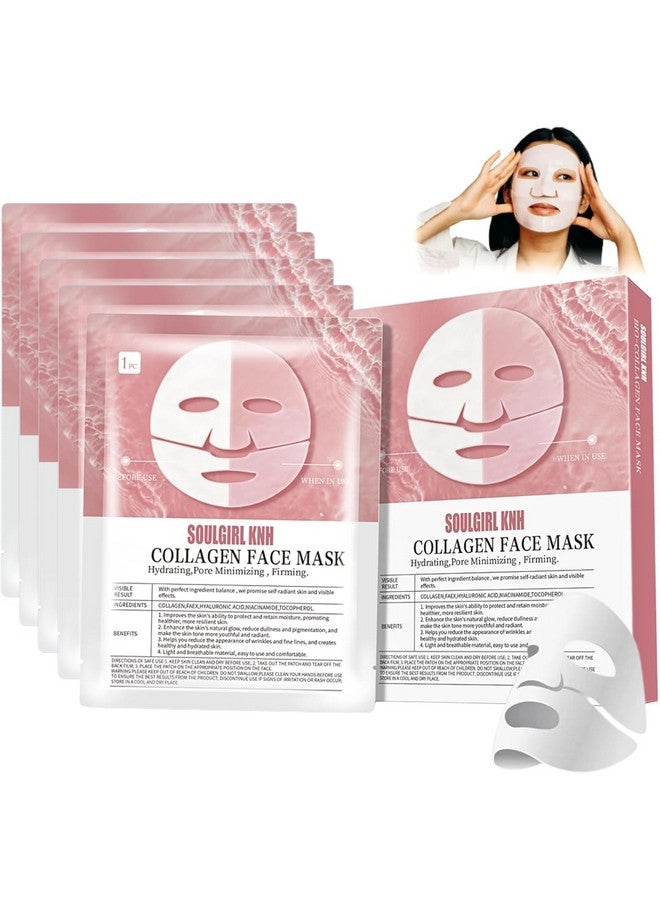 Calyrex Bio-Collagen Face Mask, Deep Collagen Anti Wrinkle Lifting Overnight Mask Collagen Face Mask, Collagen Real Deep Mask For Elasticity, Firming, Hydrating Facial Sheet(3 Pcs) - Image 1