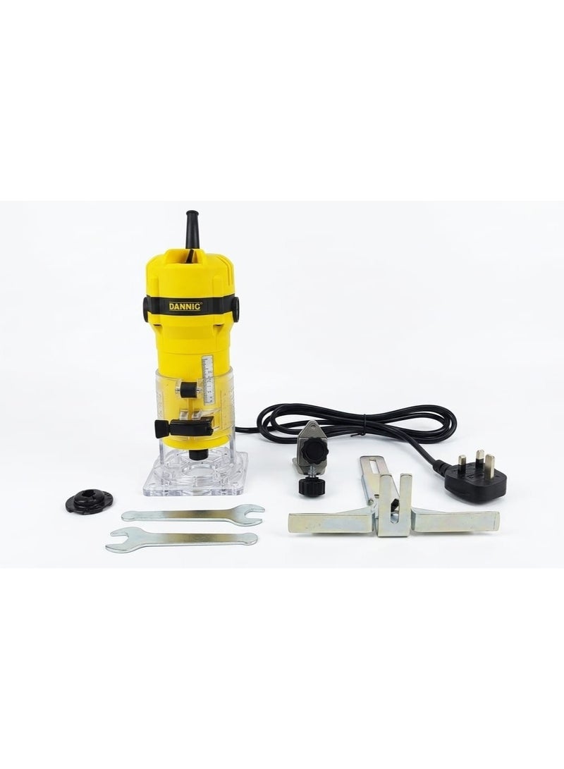 Dannio Electric router, 500W Compact Wood Router Tool Set 220V Electric Trimmer Wood Router - Image 1