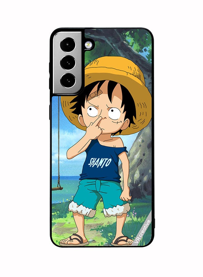 VR CREATIVE Protective Case Cover For Samsung Galaxy S21 FE 5G Monkey Dluffy Design Multicolour - Image 1