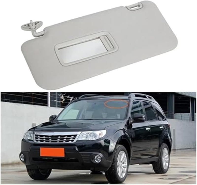 QASULER Gray Sunvisor for Subaru Forester 2009-2013 - Image 5